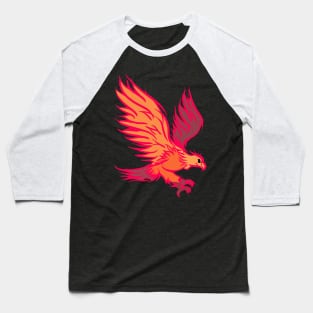 FLAMING EAGLE Baseball T-Shirt